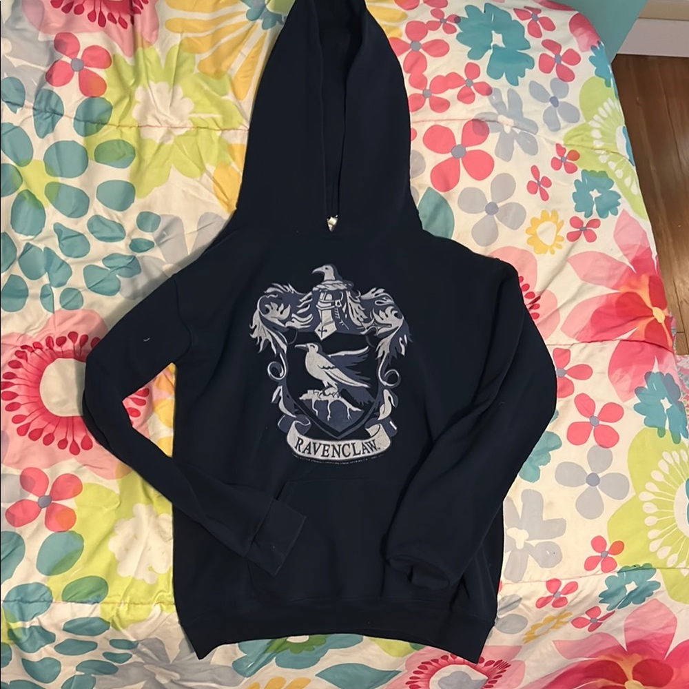 Ravenclaw crest Navy Hoodie